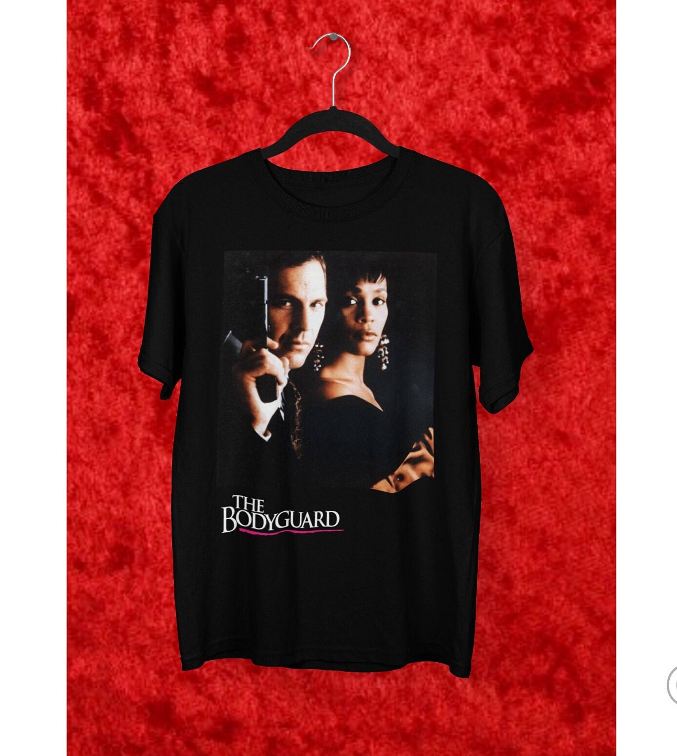 Discover The Bodyguard Whitney Houston 90s Aesthetic Movie Retro Unisex Shirt / Vintage Style