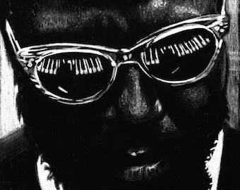 Thelonious Monk Piano Digital descargar negro & blanco Jazz Art Poster Impresión pared Arte Decoración Arte Imprimible Regalos Personalizados Diseños