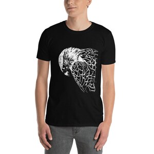 Peregrine Falcon Black Short-Sleeve Unisex T-Shirt