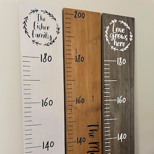 Personalised Wooden Height Ruler