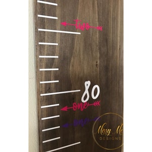 Personalised Wooden Height Ruler image 7