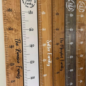 Personalised Wooden Height Ruler image 6