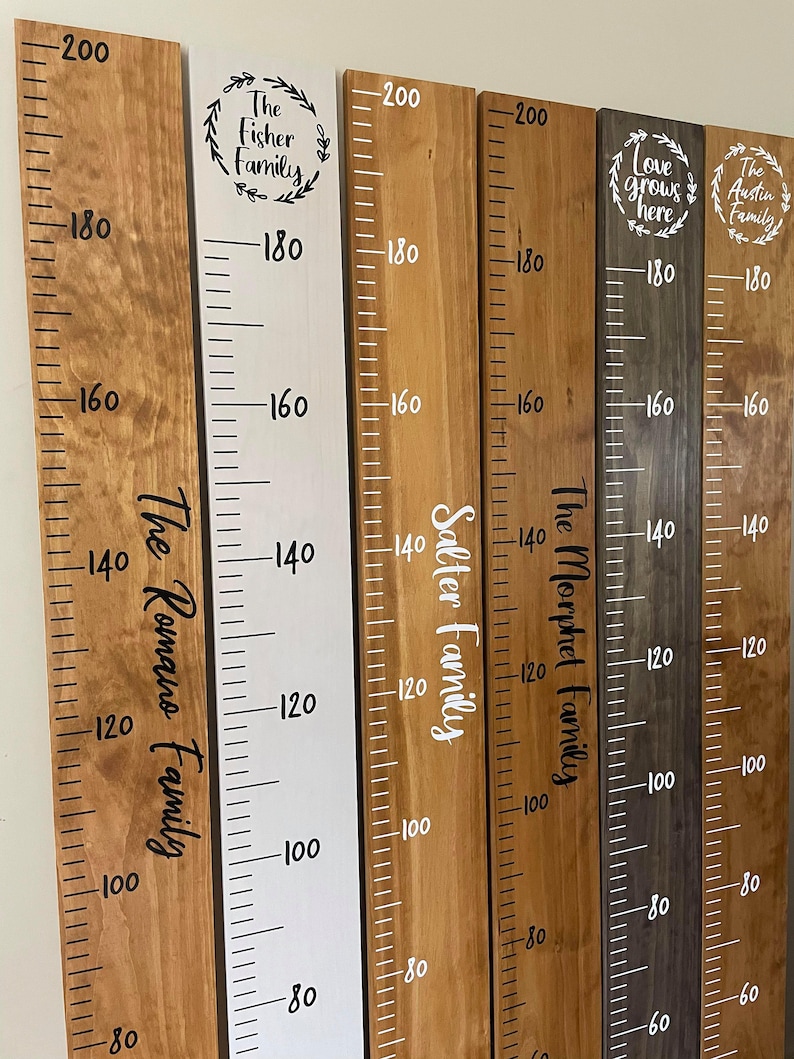 Personalised Wooden Height Ruler image 6