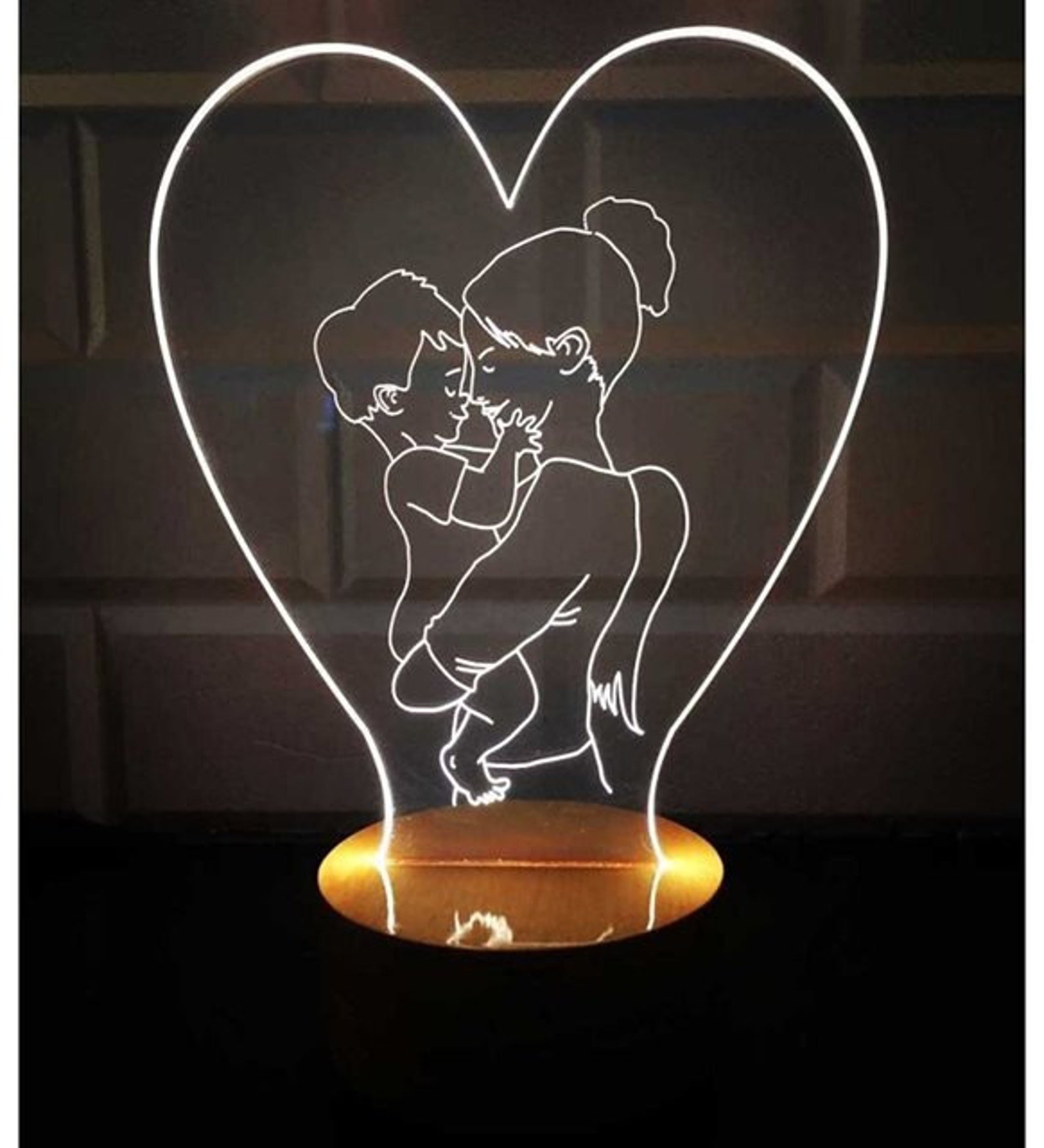 Personalized Mother's Day Special Lamp Gift Great Gift Etsy