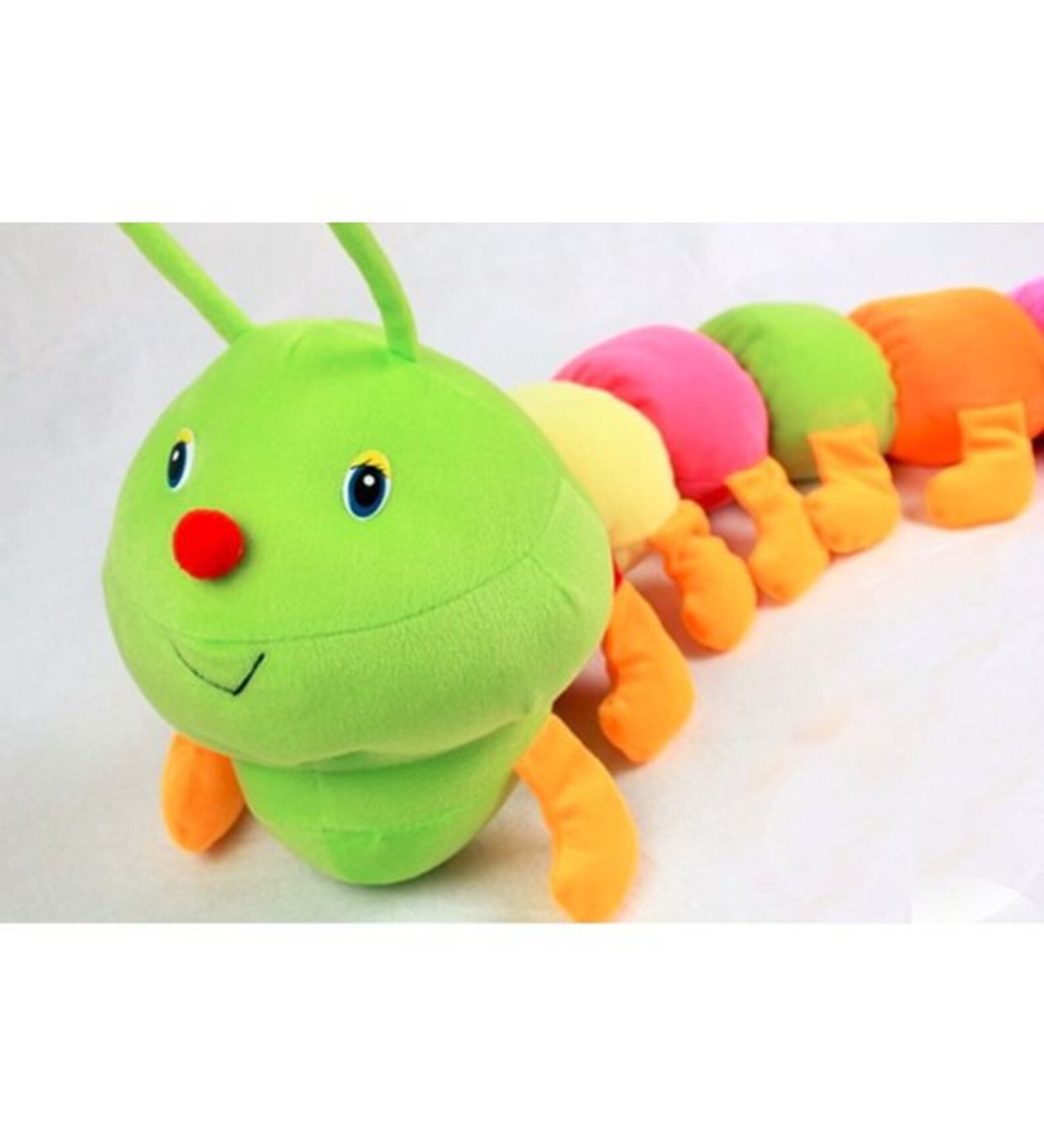 Plush caterpillar toy 50cm colorful baby toy Etsy