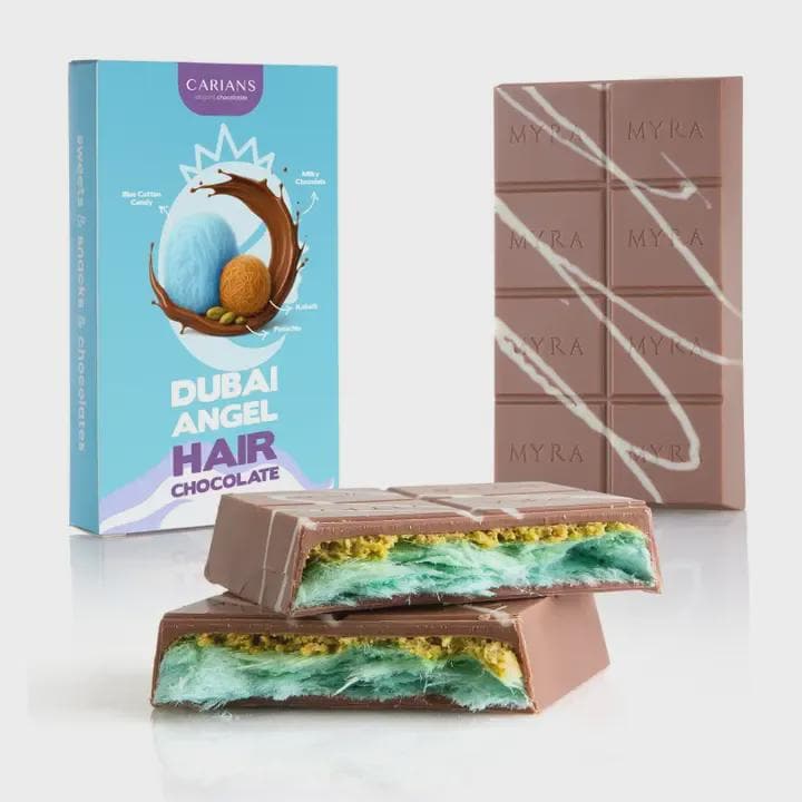 Viral Dubai Angel Hair Chocolate Bar – Pistachio Cotton Candy - Etsy