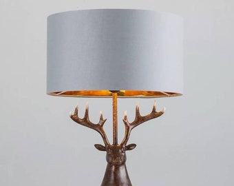 Antler lamps | Etsy Partners Antlers Table Lamp, Brass