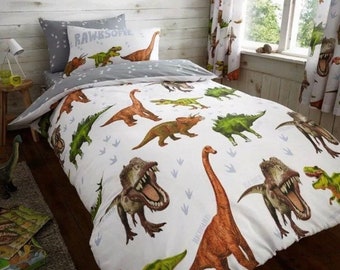 kids dinosaur quilt cover