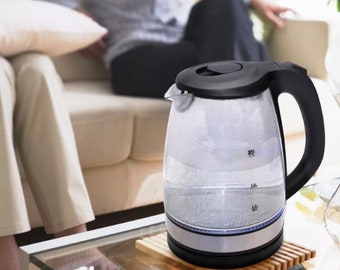 Electric kettle | Etsy DIY Kettles Swan Retro Polka Dot 1.7L