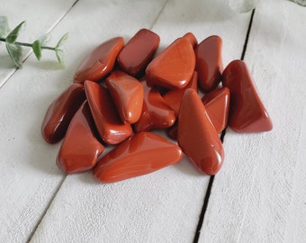 3pcs Natural Red Jasper, Tumbled Red Jasper, Red Jasper Palm Stone, Red Jasper, Jasper