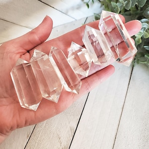 Clear Quartz Points, Double Terminated Quartz, Quartz Wands, Crystal Generators