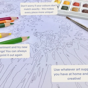 Paint by Numbers Kit Adult 3 Printable Flower Color by Number Art Party ...