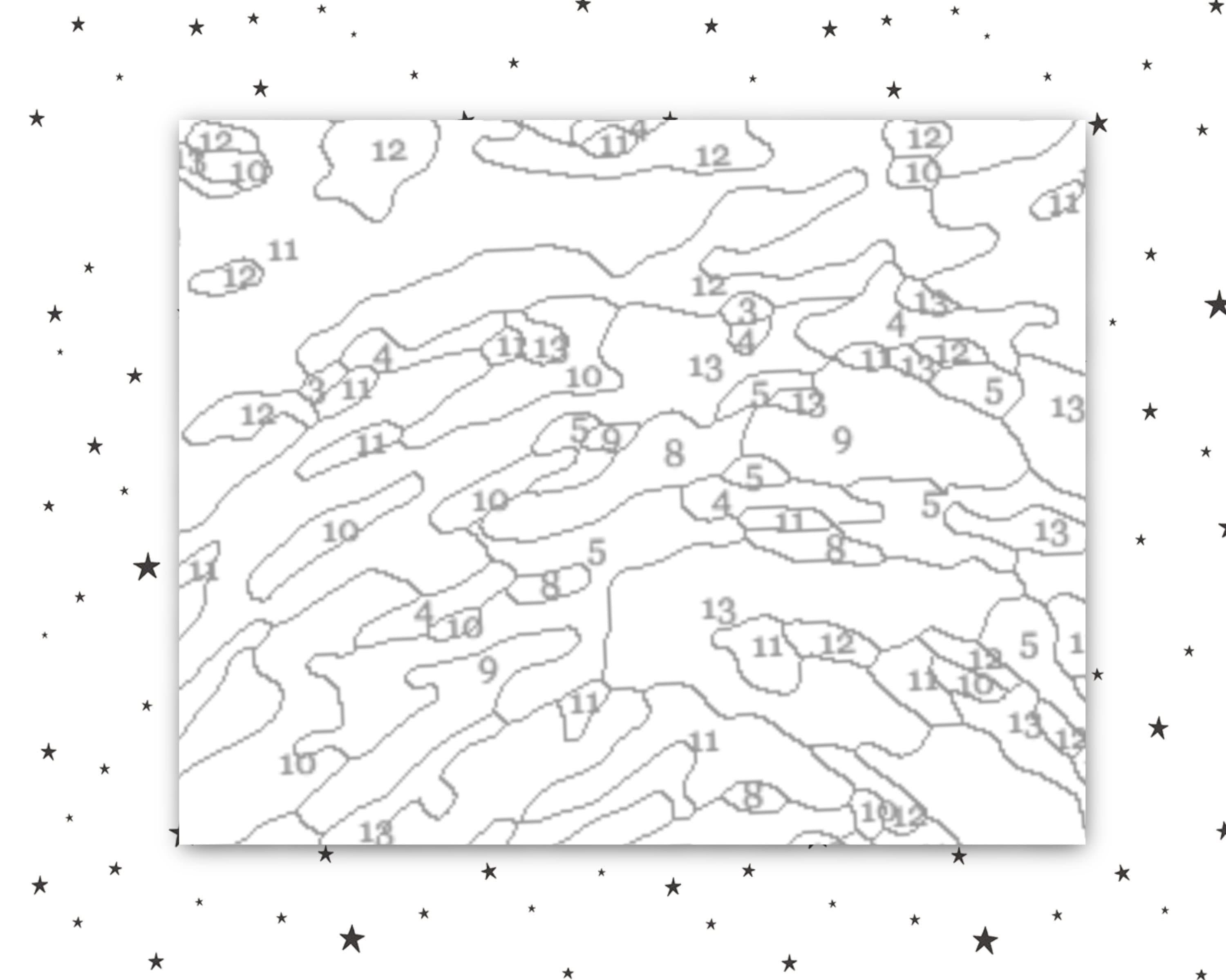 Paint By Numbers Van Gogh Starry Night Activity Kit Adult Etsy