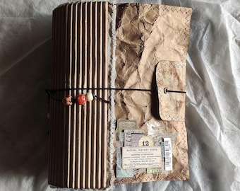 Handmade Junk Journal: Recycled Paper Scrapbook Album