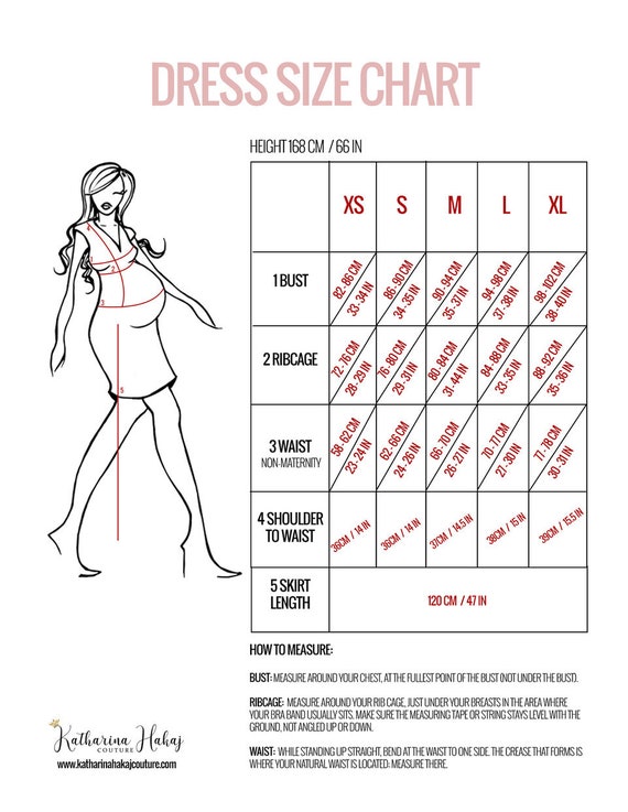MATERNITY SIZE CHART - Etsy Australia