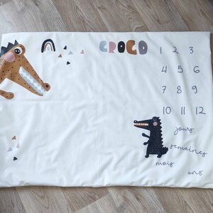 Tapis Etapes Couverture Etapes Photo Evolution Bebe Etsy