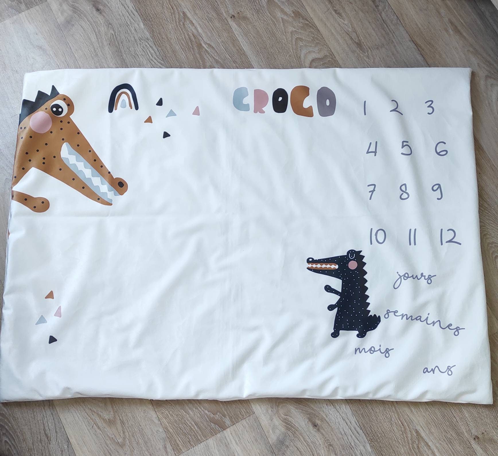 Tapis Etapes Couverture Etapes Photo Evolution Bebe Etsy