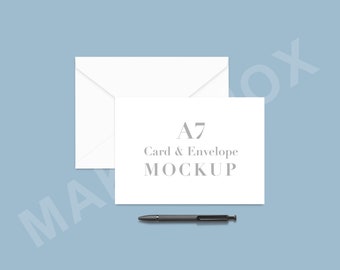 A7 Card Mockup Etsy
