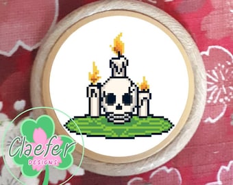 Mini Ritual Circle cross stitch - Cross stitch PDF pattern - easy quick beginner friendly project