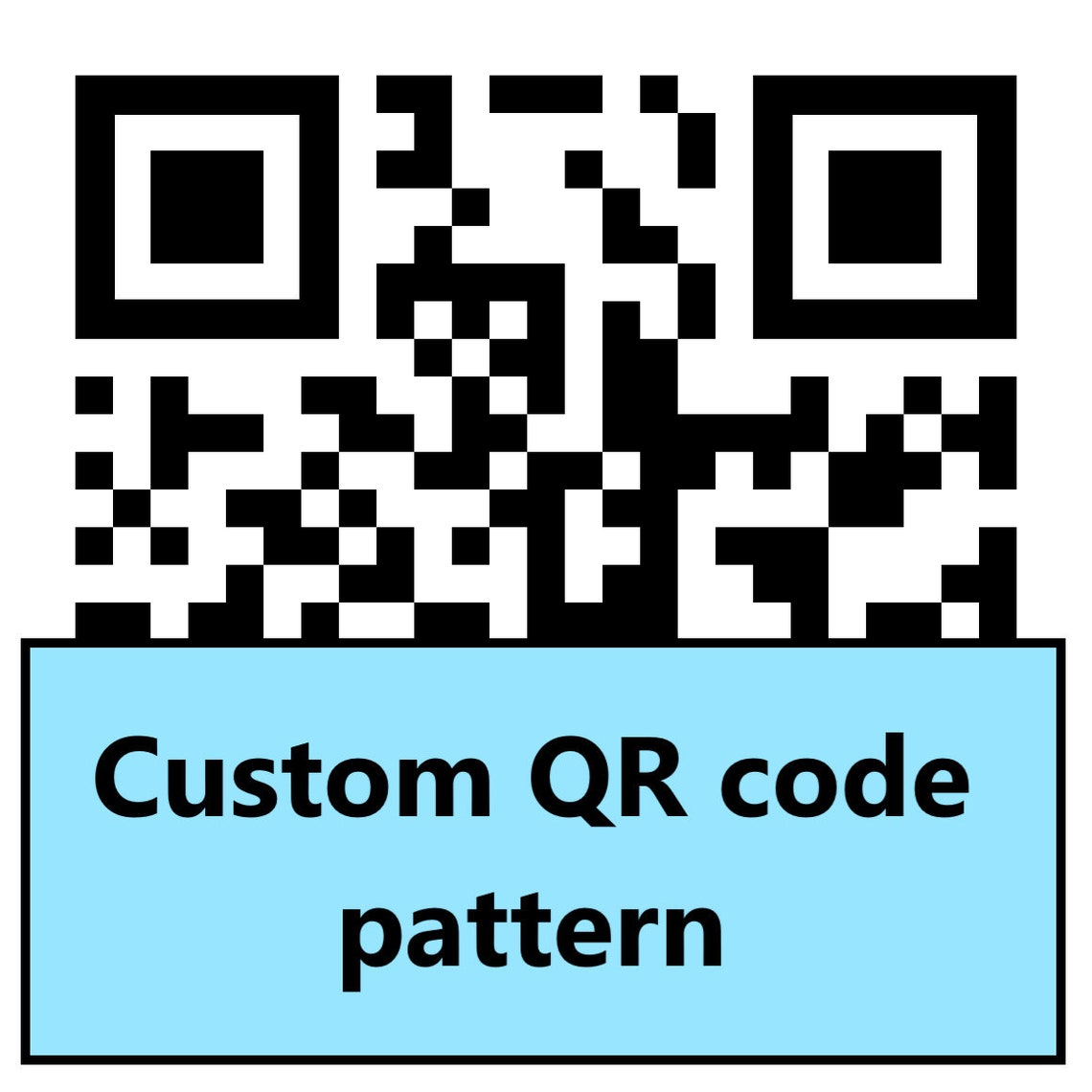Custom QR Code Pattern Design Your Own Link to Personal | Etsy