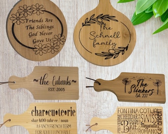 Personalisiertes Mini Charcuterie Brett/Charcuterie Brett/Persönliches Charcuterie Brett/Freundesgeschenk/Käsebrett/Dankesags-Geschenk