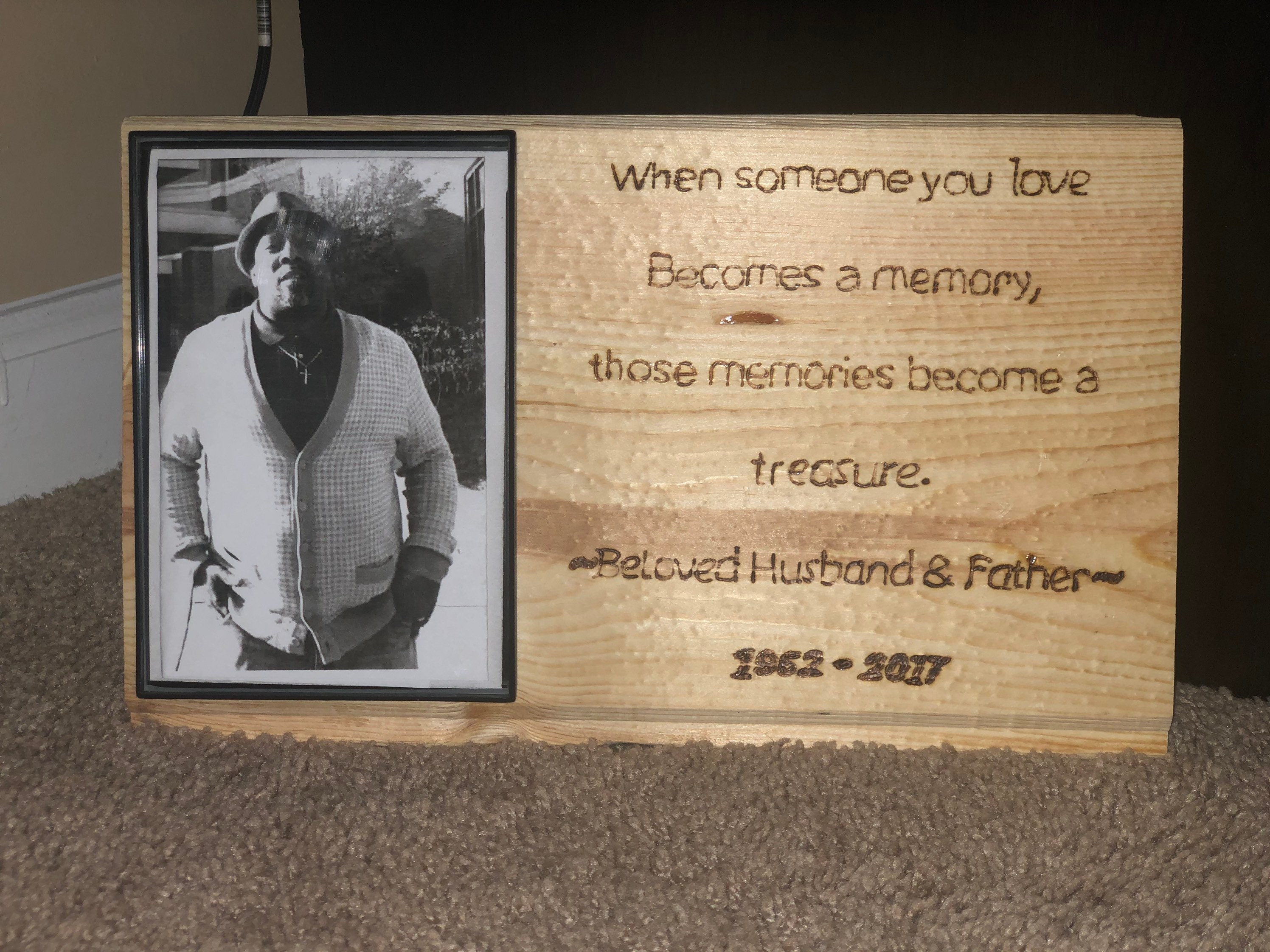 Personalized Memorial Gift Lost Loved One Picture Memorial Etsy