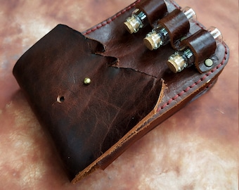 Leather Belt Pouch for Larp, Cosplay, Medieval Costume or Just Putting Stuff In, plague doctor,