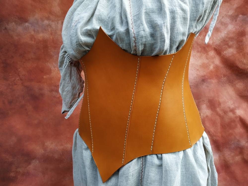 Buy Leather Medieval Corset Underbust Belt Costumes, Medieval, Steampunk,  Festival-wear Chest-harness, for Cosplay and Larp, Vikings, Witches Online  in India 