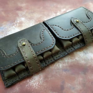 Handmade Leather Belt Pouch: Medieval Larp Cosplay Costume