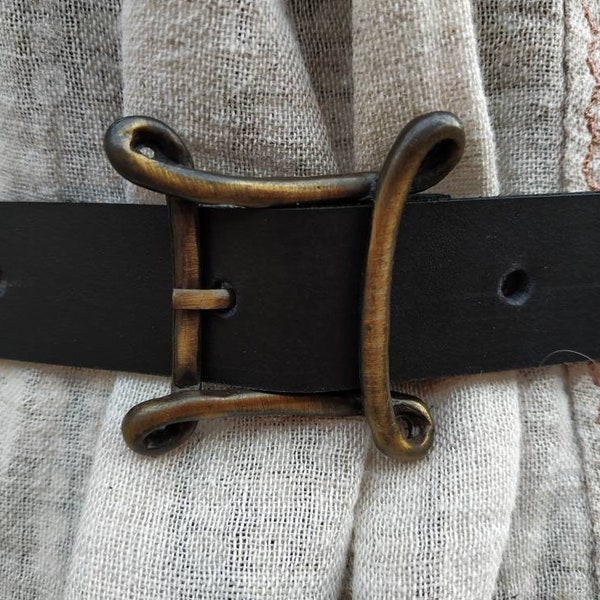 Medieval Leather Belt, Renaissance Fair, Celtic, Viking, belt for women, belt for men, LARP belt, Costumes,