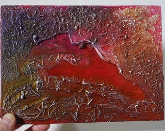 Abstract Painting / Energy 11 / Mixed Media / Framed / Original / Desert Landscape / Painting / Holiday / Travel / Christmas / Love