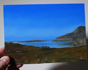 Landscape Painting / Isle of Skye - Scotland / Scotland / Hiking / Holidays / Oil Painting / Oil Painting / Original / Christmas / Love