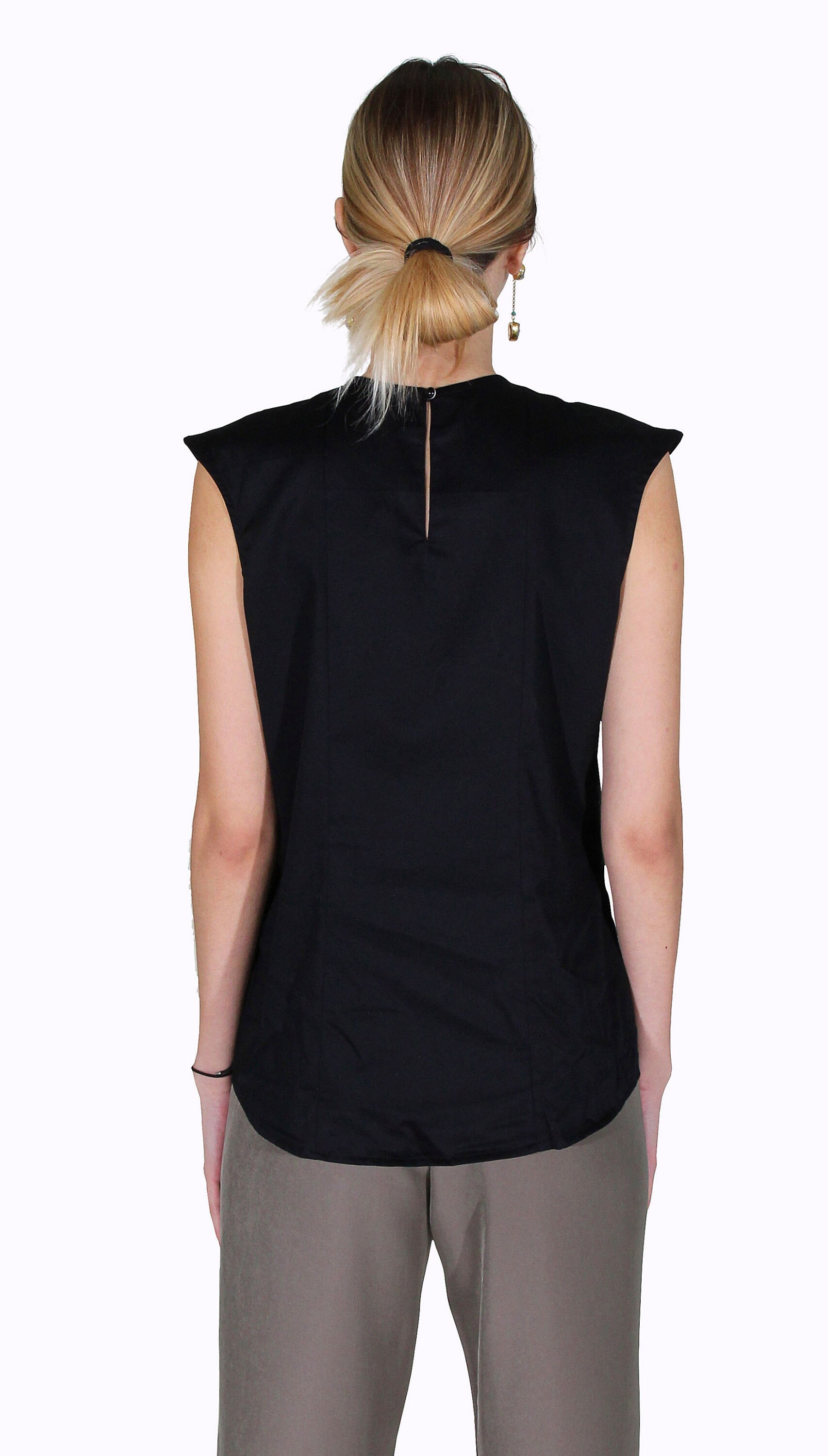 White women shirt Elegant women shirt Sleeveless shirt Etsy