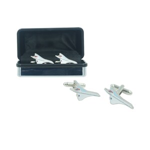 Concorde metalen manchetknopenset - Concorde in geschenkverpakking