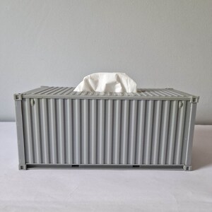 Shipping Container Themed Desk Tidy - Grey - Etsy