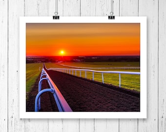 Newmarket Horse Racing Prints, Suffolk Landscape Poster