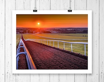 Newmarket Horse Racing Prints, Suffolk Landscape Poster