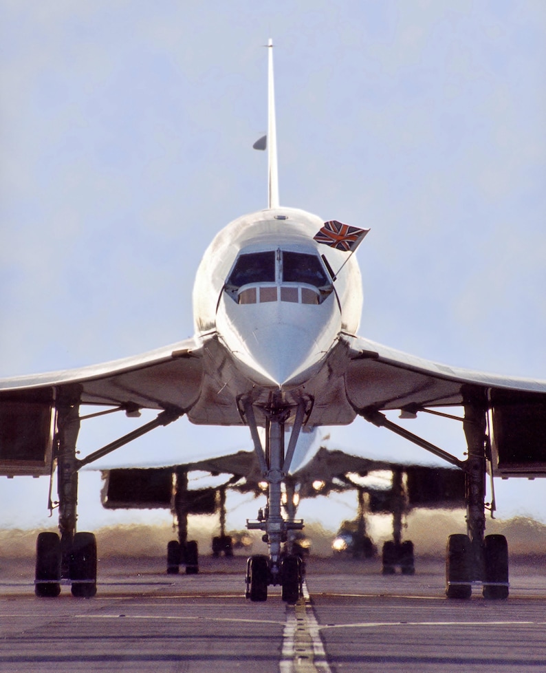 British Airways Concorde Postcard - Final Commercial Landings at London ...