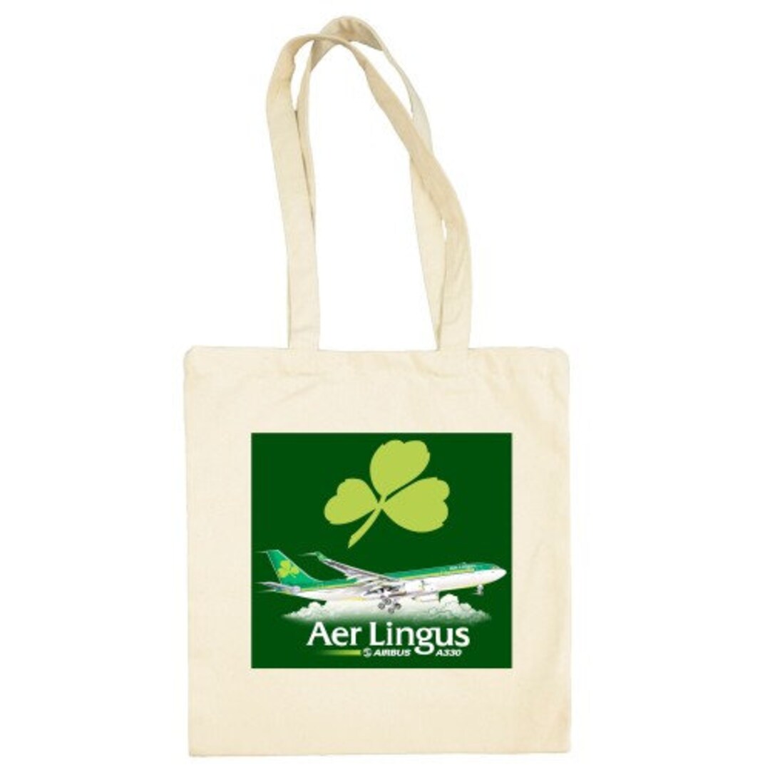 Aer Lingus Airbus A330 Cotton Shopper Tote Bag Etsy