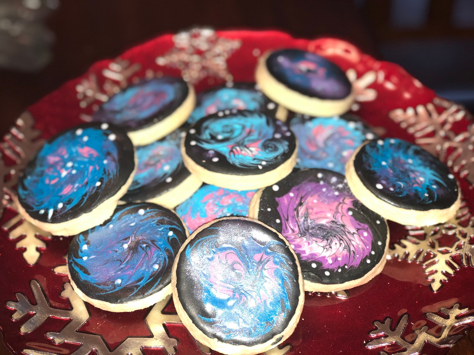 Galaxy Cookies Etsy