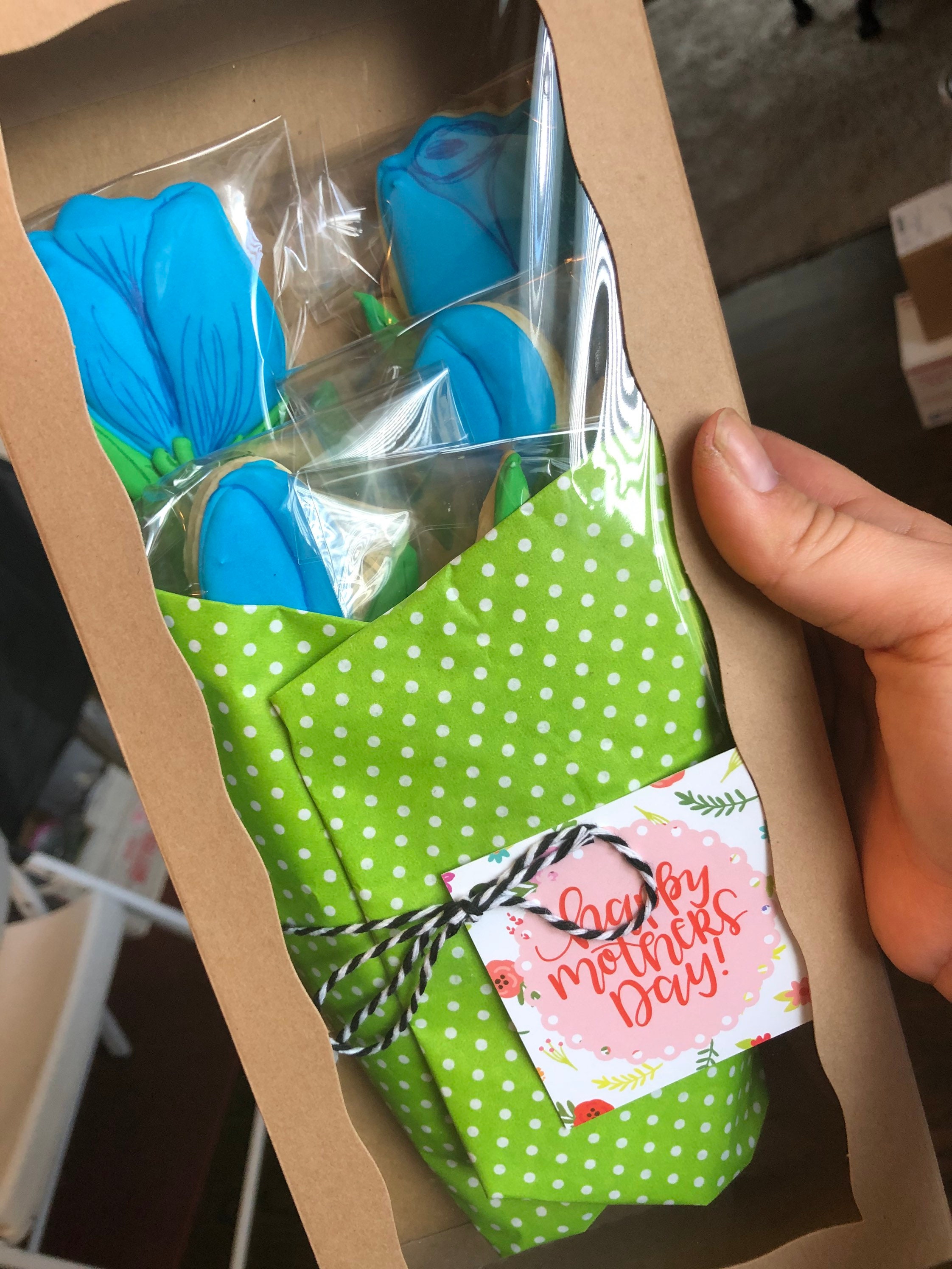 Tulip cookie bouquet Etsy