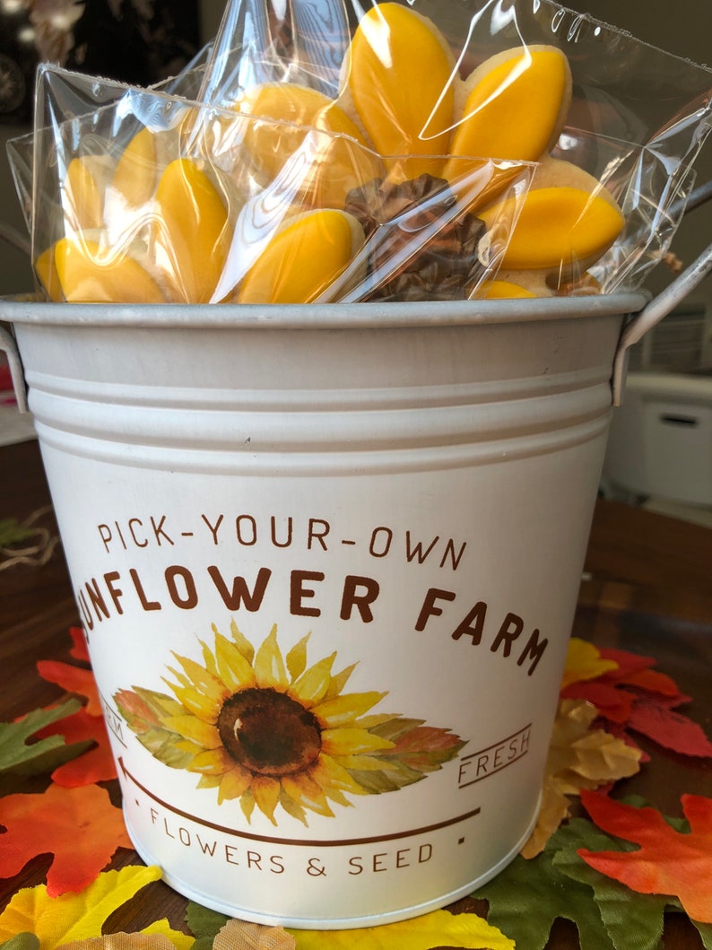 Sunflower Gift basket/ cookie gift set Etsy