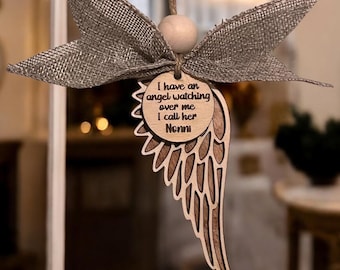 Memorial angel ornament, I have an angel ornament, Christmas ornament, Our angel ornament, Personalized angel ornament, In memory of, Angel