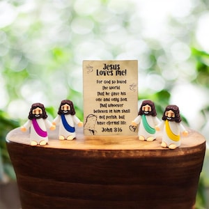 Little Jesus, Jesus pocket hug, Religious gifts, Baptism gifts, Encouragement gift, Motivational gift, Jesus hug, Mini Jesus gift