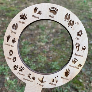 Nature identifier wand, Nature scavenger hunt, Bug identifier, Animal tracks identifier, Homeschool, Camping, Nature, Hiking, Montessori