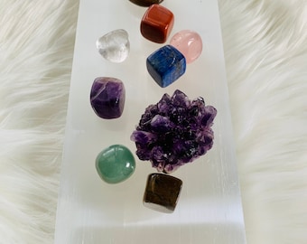 LARGE SELENITE SLAB, Meditation Crystals, Healing Crystals Charging Slab Energy Of Selenite Into Your Life, Metaphysical Gift, Mother's day