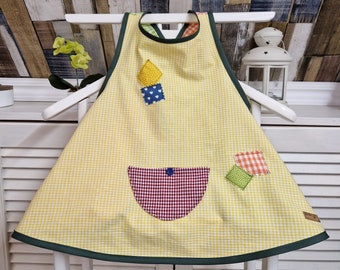 Swedish apron, size 98, cheeky brat, apron dress, carnival costume, apron