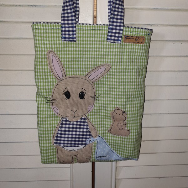 Kindertasche, kleine Tasche, Schmusehase,