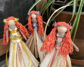 Goddess Brighid Imbolc Doll~Spirit Art Doll