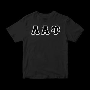 Lambda Alpha Upsilon Black Tshirt